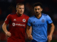 Giocatori di Chicago Fire e NYCFC prima della sfida in MLS