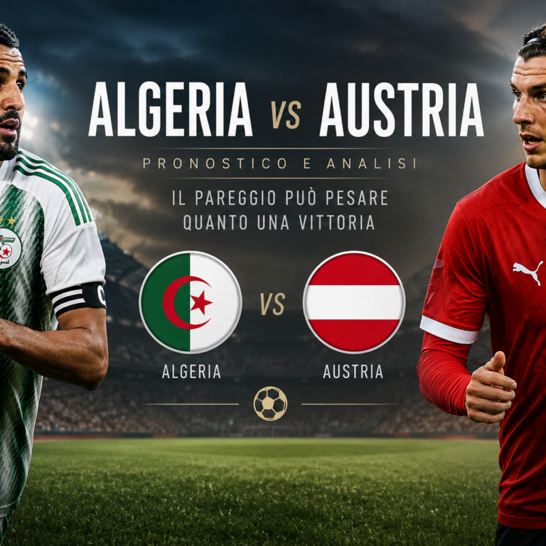 Algeria-Austria pronostico Mondiali 2026