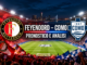 Feyenoord Como pronostico Champions League 14 ottobre 2026, immagine di copertina con stemmi e scritta Pronostico e Analisi