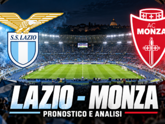 Lazio Monza pronostico e analisi TotoSim 11 ottobre 2026 - Stadio Olimpico di Roma con gli stemmi della Lazio e del Monza