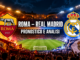 Roma Real Madrid pronostico Champions League 14 ottobre 2026, immagine in evidenza con stemmi e scritta Pronostico e Analisi
