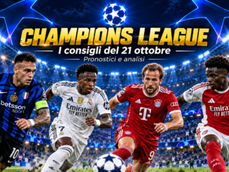 Champions League del 21 ottobre, quattro calciatori in azione e pronostici TotoCorriere