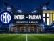 Inter Parma pronostico e analisi TotoSim: stemmi delle squadre e stadio Giuseppe Meazza